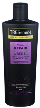 Tresemmé Shampoo Biotin Repair 400ml For Tørt og Skadet Hår