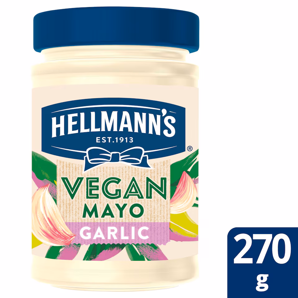 Hellmann’s Vegan Garlic Mayonnaise Jar 270g
