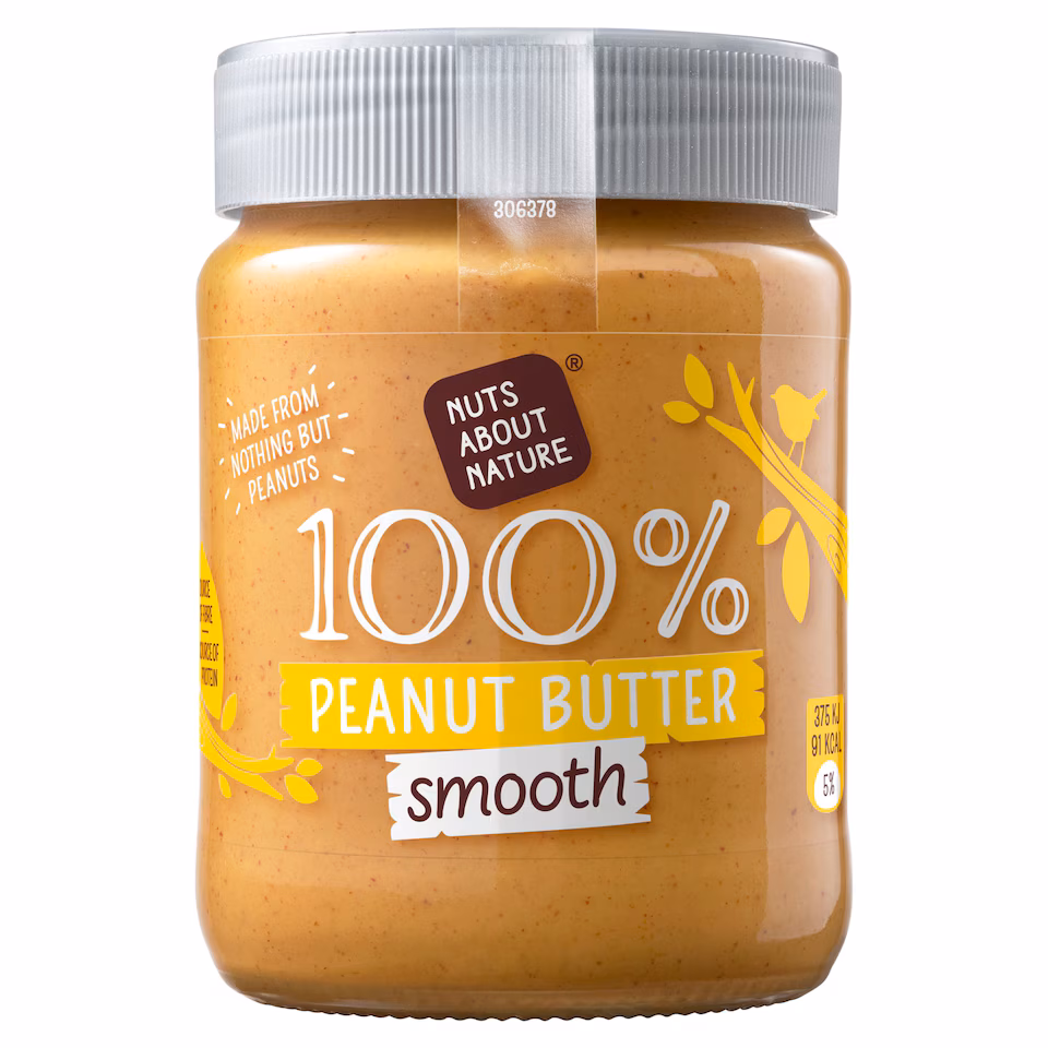 Nuts About Nature Peanut Butter Smooth 340G