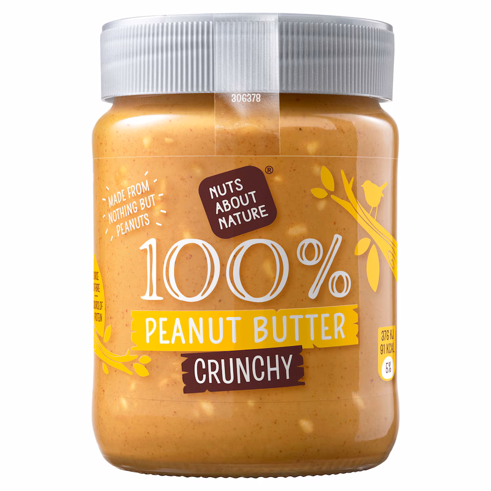 Nuts About Nature Peanut Butter Crunchy 340G