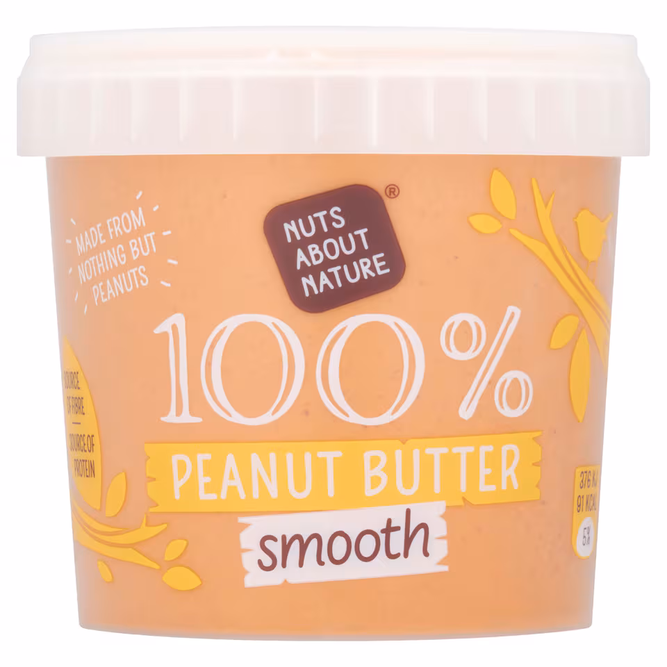 Nuts About Nature 100% Peanut Butter Smooth No Added Sugar 1Kg