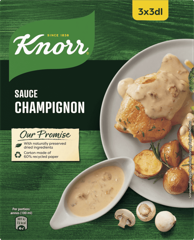 Knorr Sjampinjongsaus 3pk