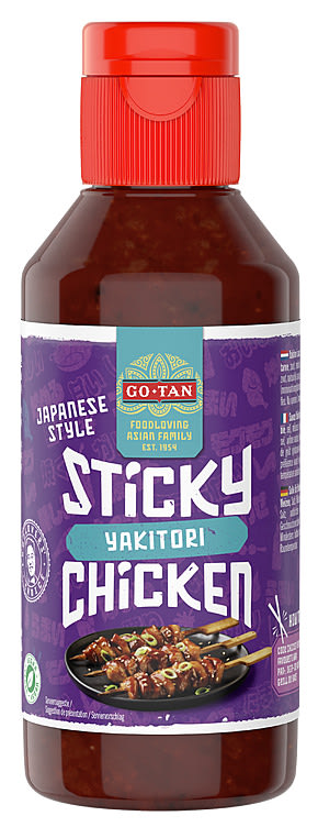 Sticky Chicken Yakitori Sauce 220ml Go-Tan
