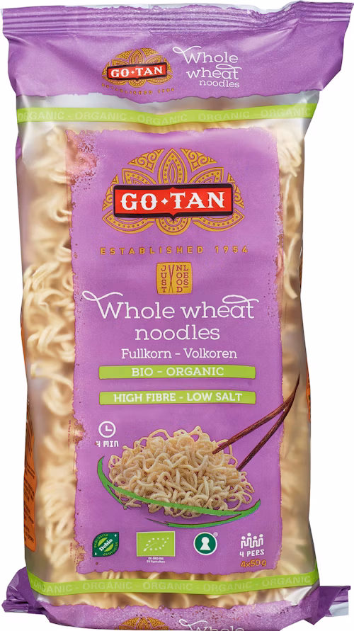 Hvetenudler Fullkorn Økologisk, 200 g