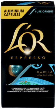 L Or Kaffekaps Papua Utz 10stk