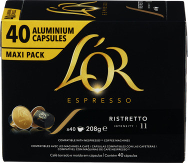 Lor Caps Ristretto Utz 40stk
