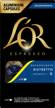 Lor Kaffekaps Ristretto Decaf Utz 10stk