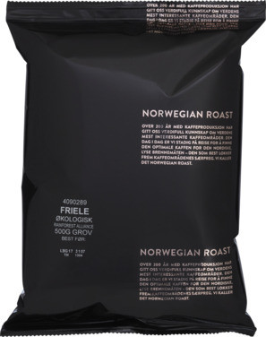 Friele Økologisk Ra Kaffe Grovm 500g