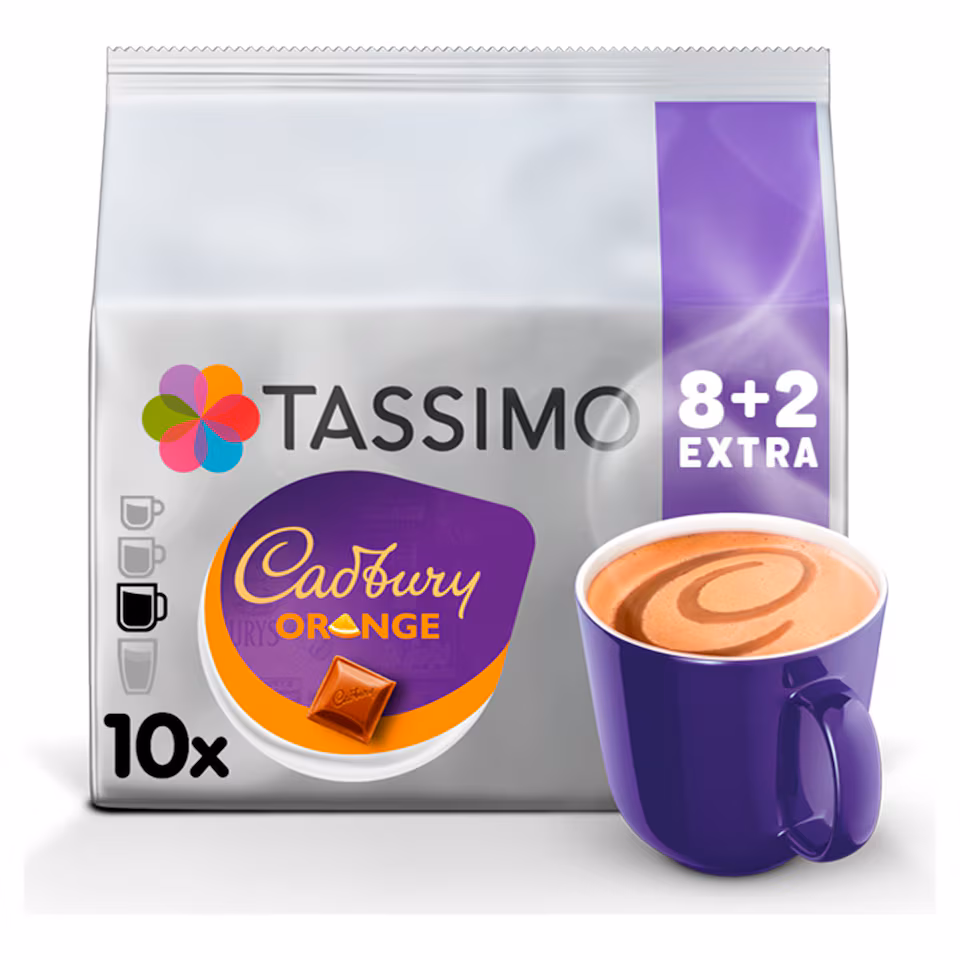 Tassimo Cadbury Orange 8+2 FREE Drinks 160g