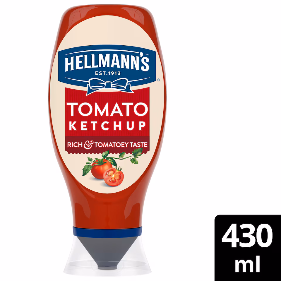 Hellmann's Tomato Ketchup Sauce Squeezy 430ml