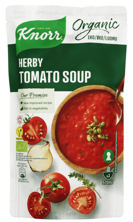 Tomatsuppe Økologisk 570ml Knorr