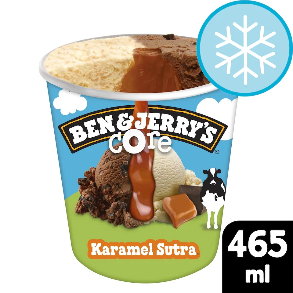 Ben & Jerry's Karamel Sutra Core Chocolate & Caramel Ice Cream Tub 465ml