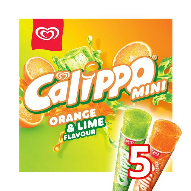 Calippo Walls Mini Orange & Lime Ice Lollies 5x80ml