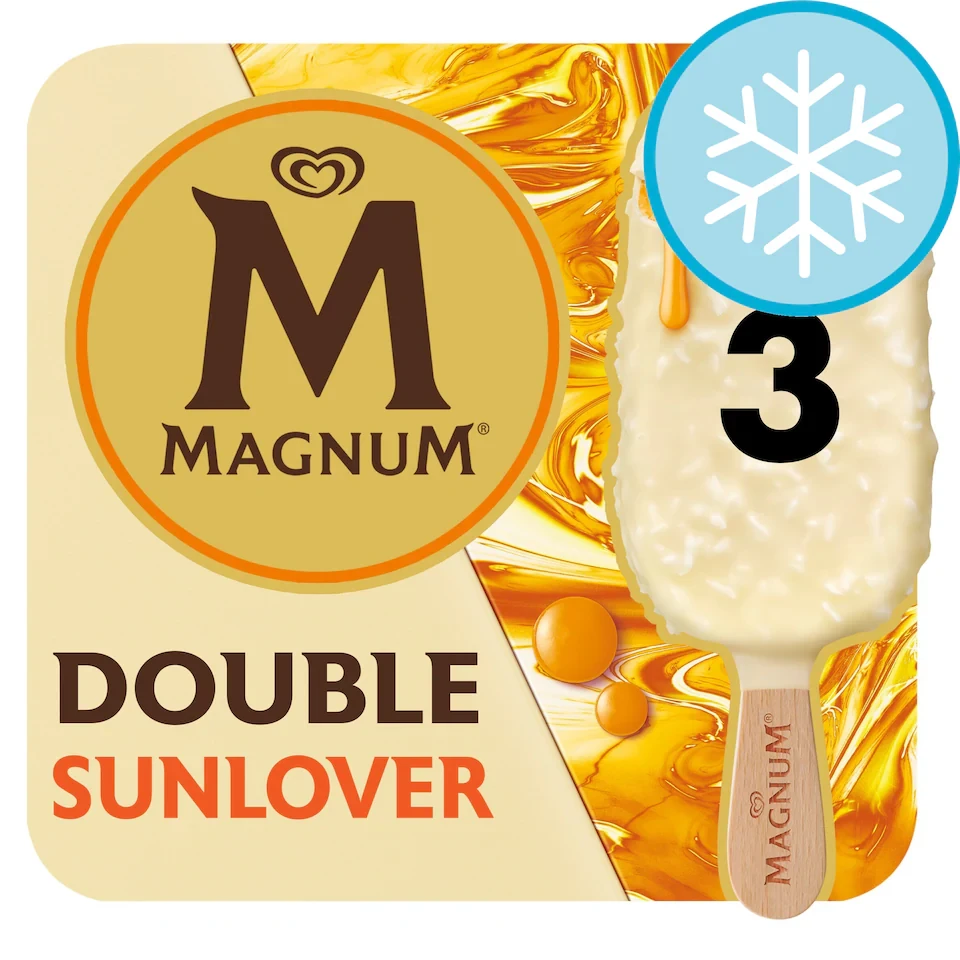 Magnum Sunlover White Chocolate Mango & Coconut Ice Cream Sticks 3x85ml