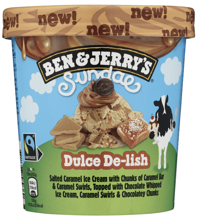Ben&Jerry's Sundae Dulce De-Lish 427ml