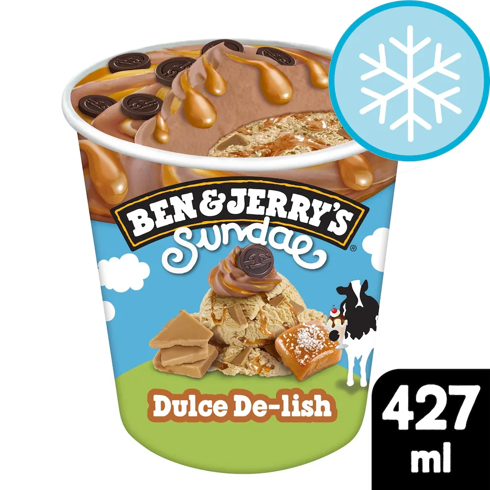 Ben & Jerry's Sundae Dulce De-Lish Ice Cream Tub 427ml