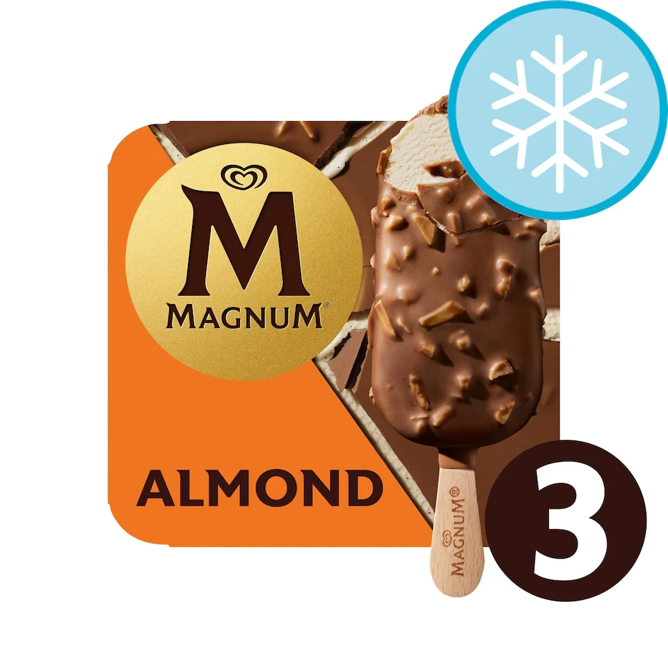 Magnum Almond Ice Cream Sticks 3x100ml