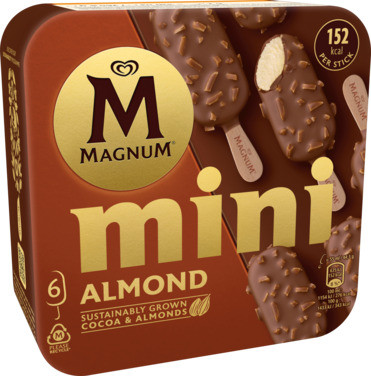 Magnum Multipack Mini Almond 6x55ml