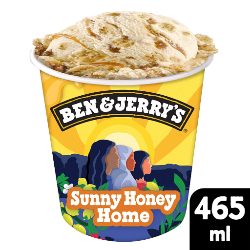 Ben & Jerry's  Ice Cream Dessert Sunny Honey Home 465 ML