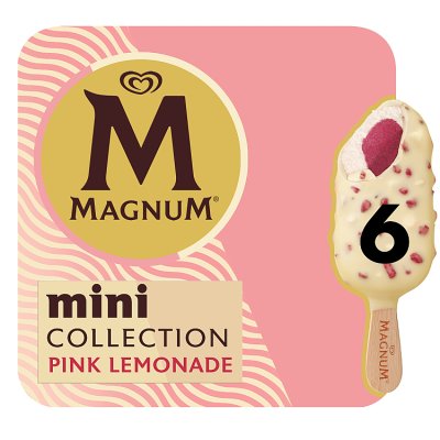 Magnum Mini Euphoria Pink Lemonade Ice Cream Sticks