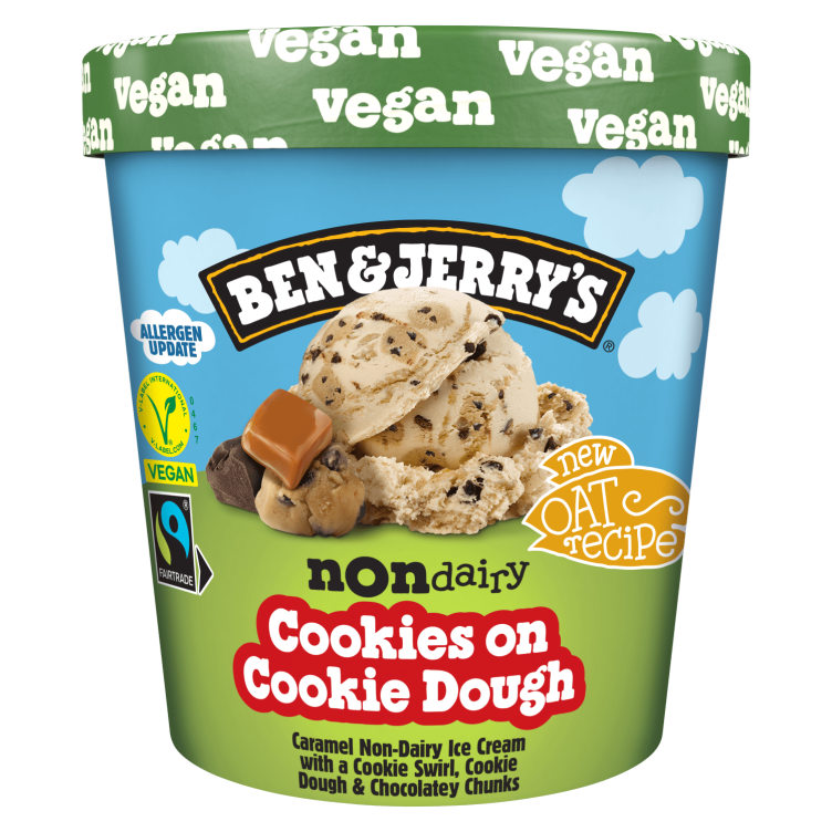 Ben&Jerry's 465ml Non Dairy Cookies On Cookie