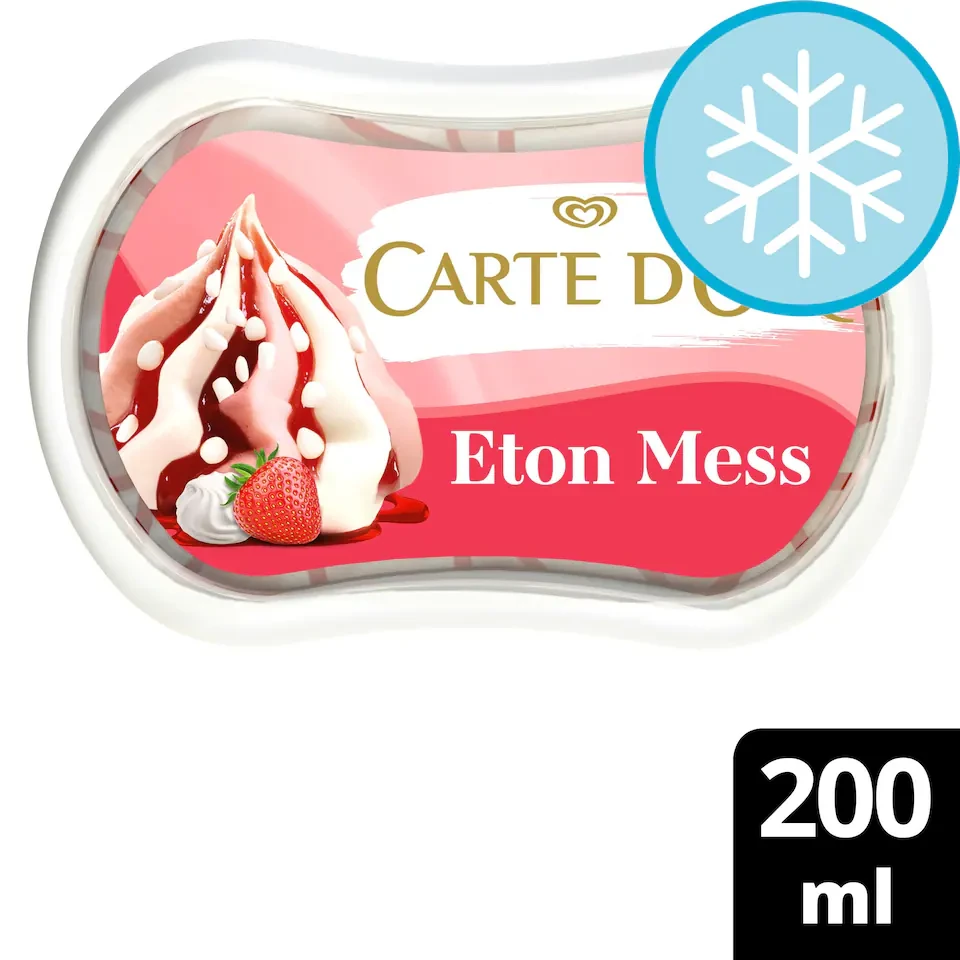 Carte D'Or Mini Pots Eton Mess Ice Cream Tub 200ml