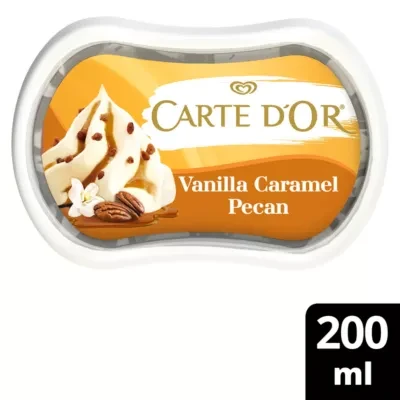 Carte D'Or Mini Indulgence Ice Cream Dessert Vanilla Caramel Pecan 200 ml