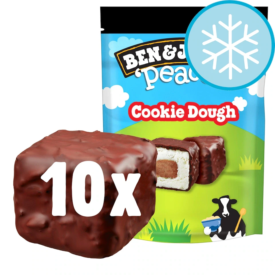 Ben & Jerry's Peaces Cookie Dough Ice Cream 10 Pack 160ml