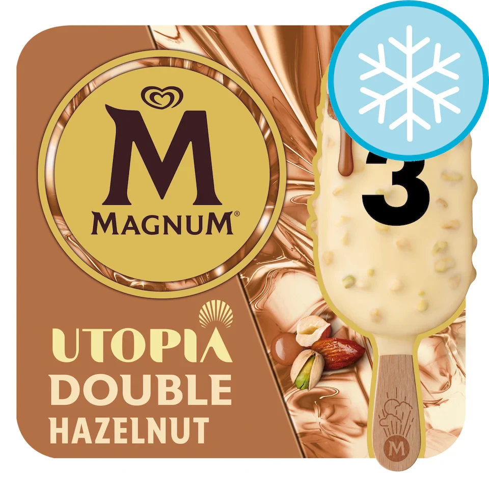 Magnum Utopia Double Hazelnut 3 x 85ml