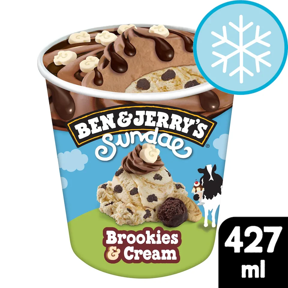 Ben & Jerry's Sundae Brookies & Cream 427ml