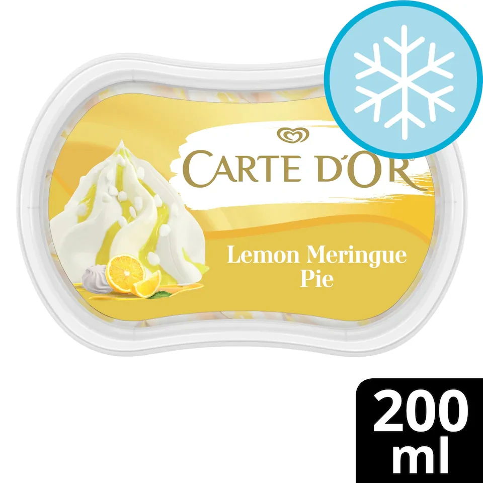 Carte D'Or Mini Lemon Meringue Pie Ice Cream 200ml