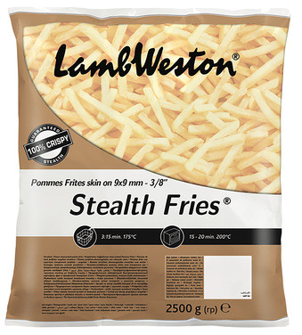 Lamb Weston Stealth Fries Skin-on 4x2.5kg