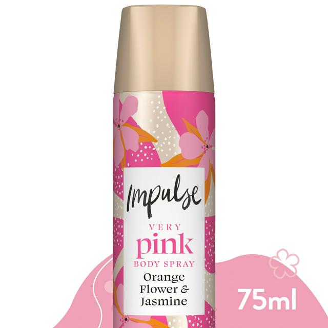 Impulse Body Spray Deodorant, Very Pink 75ml