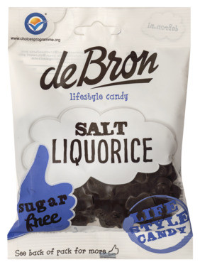 Salt Liquorice Sf 100g De Bron DeBron