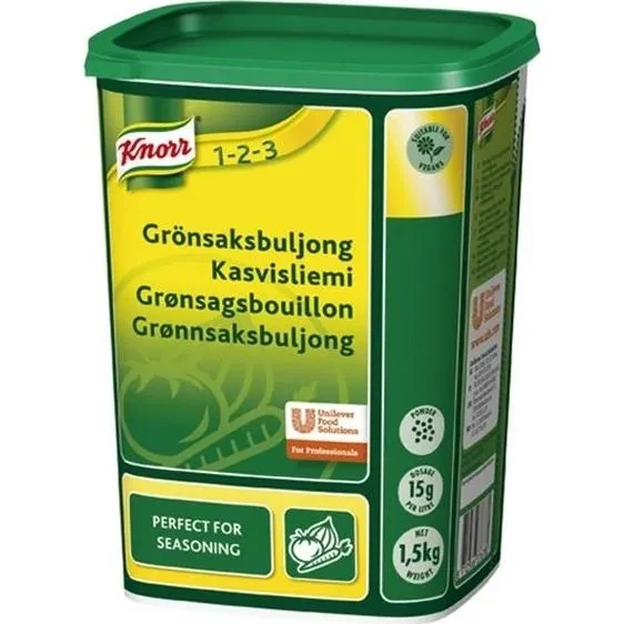 Grønnsaksbuljong 1,5kg 100l