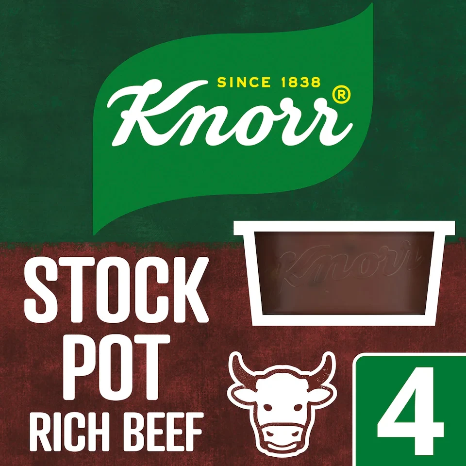 Knorr Rich Beef Stock Pot 4 x 28g