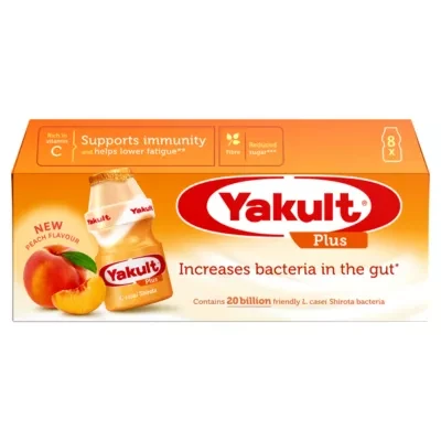 Yakult Plus Peach 8 x 65ml (520ml)