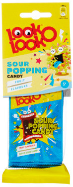 Sour Popping Candy 24g Look-o-look