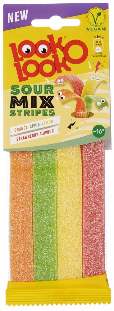 Look O Look Sour Mix Stripes 90 g