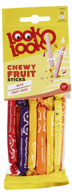 Chewy Fruktstenger 65g Look O Look
