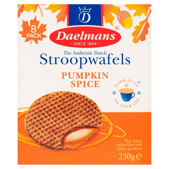 Daelmans 8 x Pumpkin Spice Stroopwafels 230g