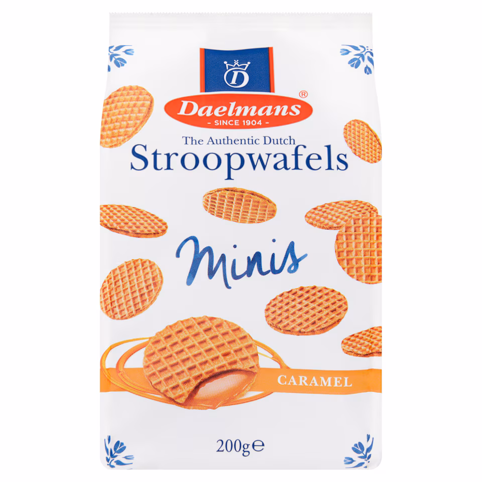 Daelmans Mini Caramel Stroopwafels 200g