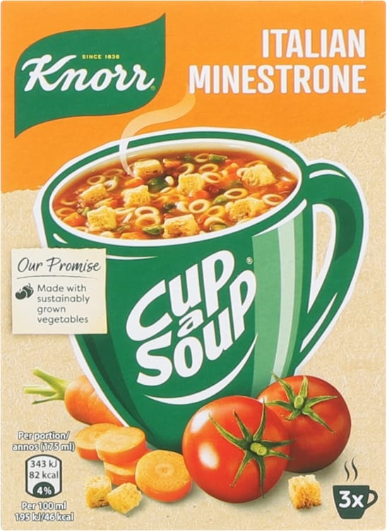 Cup Soup Minestrone 57gx3pk Knorr