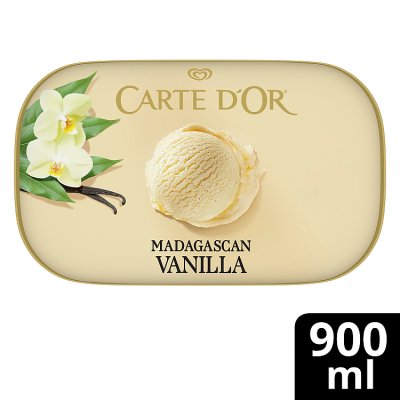 Carte D'Or Madagascan Vanilla Ice Cream Tub Dessert