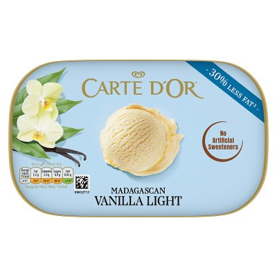 Carte D'Or Light Vanilla Ice Cream Tub Dessert