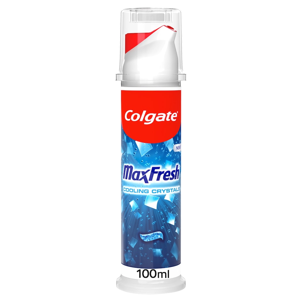 Colgate Max Fresh Cooling Crystals Toothpaste Pump 100ml