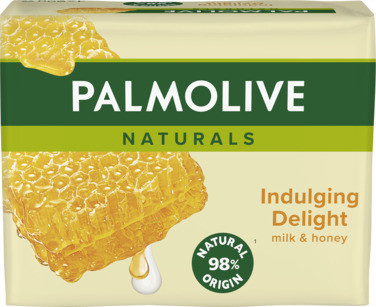 Palmolive Fastsåpe Milk & Honey 90g 4pk Indulging Delight