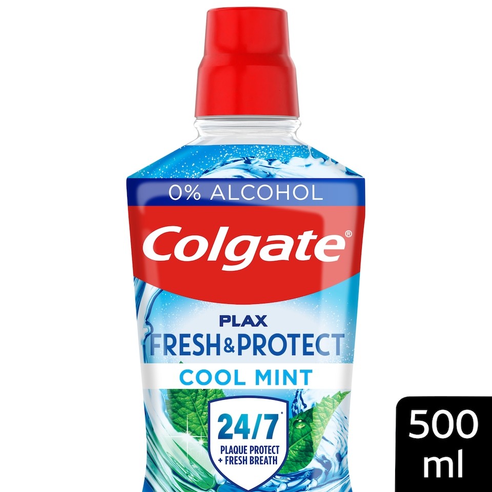 Colgate Plax Cool Mint Mouthwash Alcohol Free 500ml