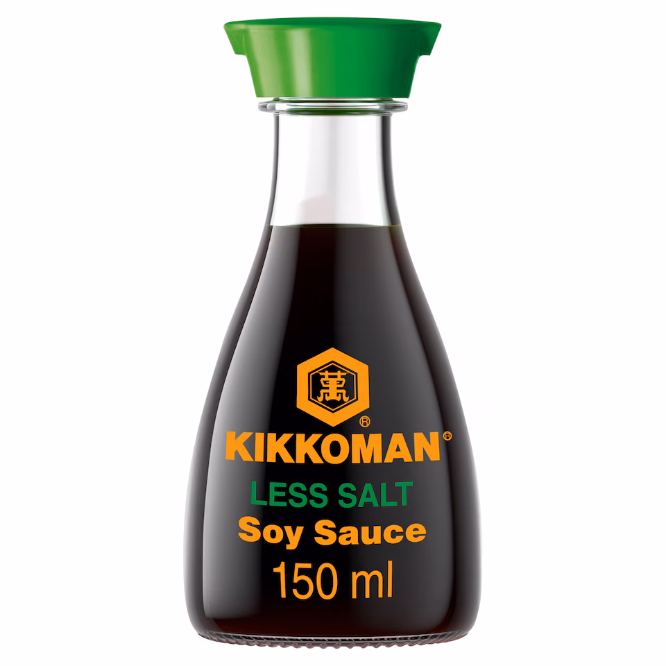 Kikkoman Soy Sauce Less Salt 150Ml