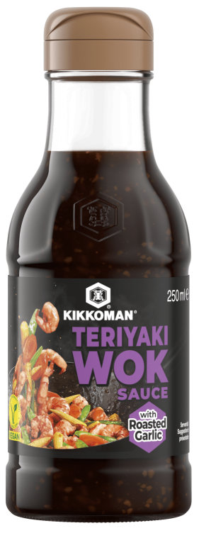 Teriyaki Saus Roasted Garlic 250ml Kikkoman